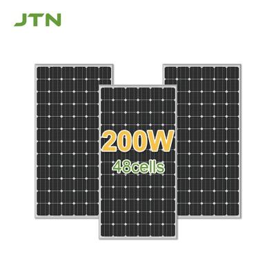 Cina 2KG JTN 72 Cellule 36V Mono 125*125mm 150W 200W pannello solare per sistema domestico commerciale in vendita