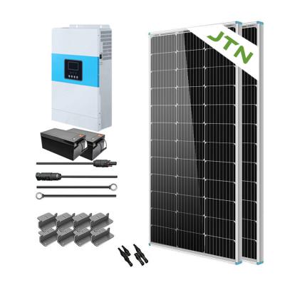 China 3kw Monokristalline Solarpanel Dachmontage für Unternehmen FCC zertifiziert zu verkaufen