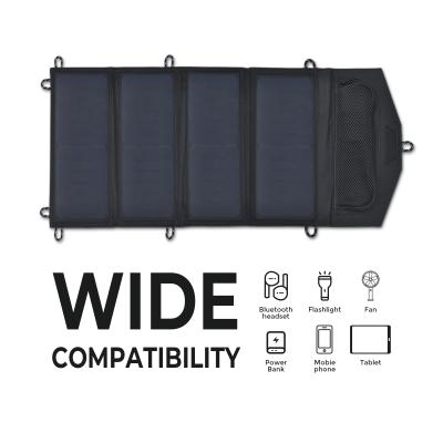 China Verkleidung Polyester Portable Solar Panel Batteriepaket für Mobiltelefone Camping zu verkaufen