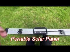 champing mono 100w pv folding solar panel ce/fcc/rohs/pse certified 12 years workmanship