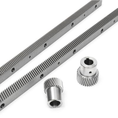 China Industry machinery factory direct sale CNC machine helical teeth and spur toothed rack and pinions for sale