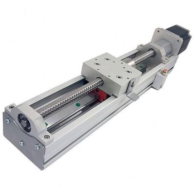 China 50-2000mm Stroke NEMA14-23 Linear Drive Ball Screw Guide Motorized Linear Guide Linear Xyz Hotels Gantry Pitch Type for sale