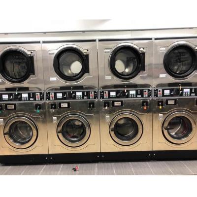 China Coin Operated Japanese Washer Dryer Coin Operated Hotel.factory .laundry Electric Heating Commercial Laundry for sale