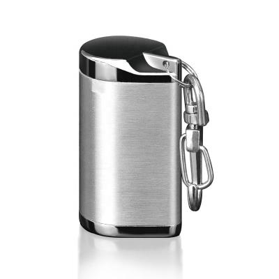 China YB-5004 3.1*2.5*5.5CM Eco-friendly 38g Water Drop Shaped Personalized Aluminum Metal Mini Portable Ashtray With Key Ring for sale