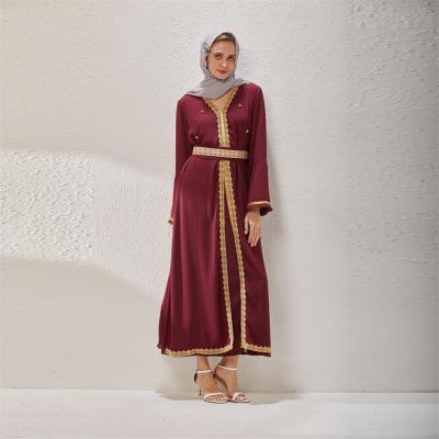 China Indian-Pakistani Indian Clothing Muslim Women's Evening Dress Fashion Worship Service Costume Banquet Service Long Dress India Pakistan for sale