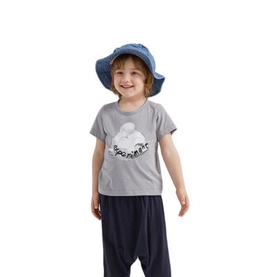 China Breathable Eco Friendly Organic Baby T-shirt Baby Boy Cotton Organic Baby Clothes for sale