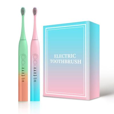 China 12 Kinds Customized Intelligent Automatic Brushing Type 4 Modes Toothbrush USB Tooth Experience Sonic Electric Toothbrush U Filling Whitening for sale