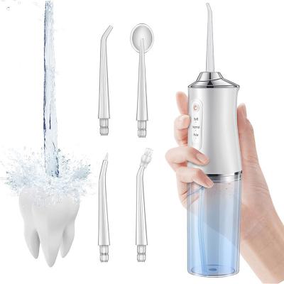 China Dental Flosser 220ML Portable Electric Flosser Water Flosser Teeth Care Water Machine Oral Flosser Portable Oral Floss Water Cleaner for sale