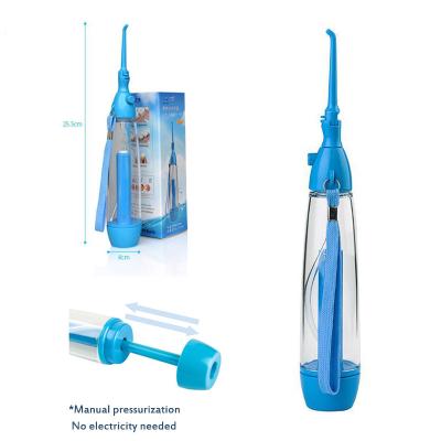 China No Electricity Water Flosser Air Flosser Manufacturer As Seen On TV Dental Portable Water Flosser Oral Wireless Hygiene Water Flosser 2022 2021 Good Quality for sale