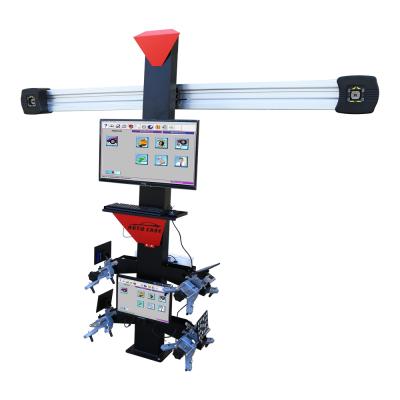 China Auto Tire Workshop AG-400 3D Wheel Aligner Aligner With Dual Screen for sale