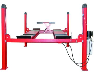 China Maintanence Garage Alignment 4 Post Automatic Four Wheel Lift/Heavy Duty Hydraulic Car Lift Alignment For Sale for sale