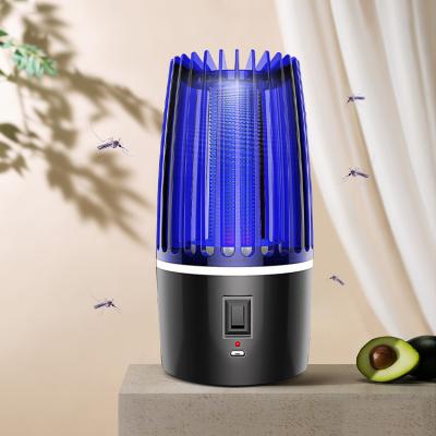 China Sustainable Portable Outdoor Anti Mosquitoes Killing Led Bulb Trap USB Rechargeable Mosquito Killer Lamp for sale