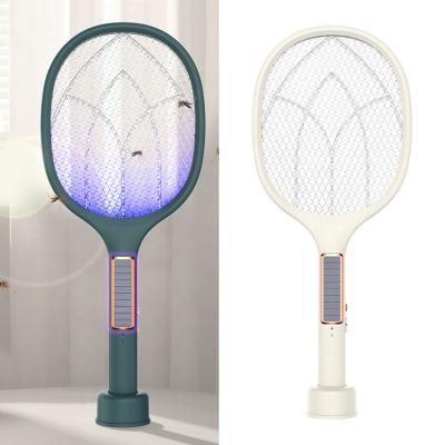 China Durable household insect fly killing racket rechargeable lightweight trapping swater bats electric mosquito killer for sale