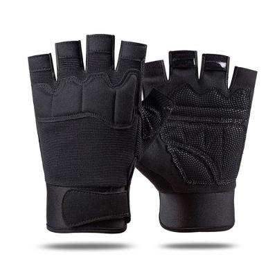 China High Elasticity Weightlifting Gloves Workout Fitness Sports Gloves Custom Logo Tactical Half Finger Gloves for sale