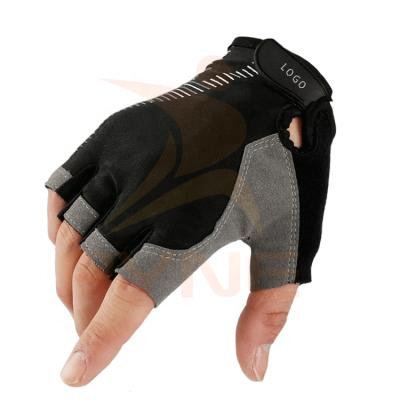 China Wholesale Outdoor Men Non-slip Gym Support Wrist Support Sports Half Finger Fitness High Elasticity Recycling Gloves for sale