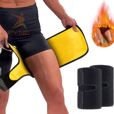 China Daily Life + Sports Thigh Trimmers Sauna Sweat Bands Women Compress Leg Gym Workout Shapers Slimming Thigh Sweat Band for sale