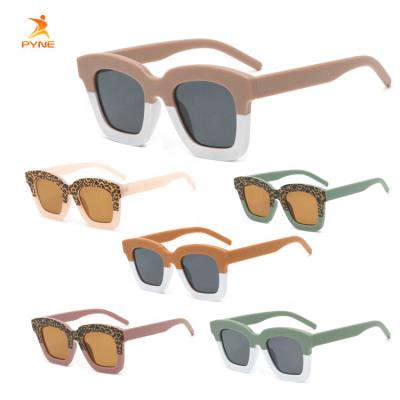 China Fashion Sunglasses PC Frame AC Lens Designers Custom Kids Polarized Square Sunglasses Retro Fashion Girl Children Sunglasses for sale