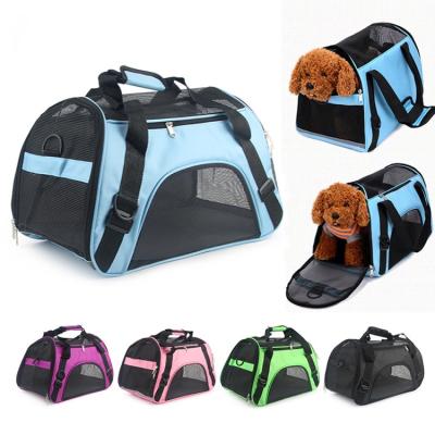 China Luxury New Dogs Travel Dogs Car Handbag Portable Viable Multifunctional Foldable Breathable Cats Luxury Pet Carrier Bag for sale