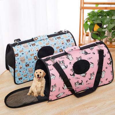 China Carrir Multi-Functional Multi-Function Portable Bag Oxford Pet Dog Portable Outdoor Travel Pet Purse for sale