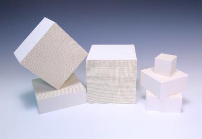 China Catalyst Honeycomb Ceramic Substrate White For Industrial VOC for sale