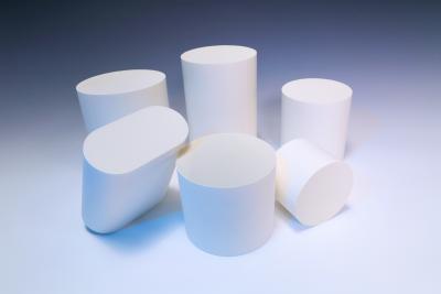 China White Alumina Ceramic Substrate round For Selective Catalytic Reduction for sale