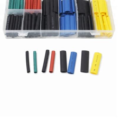 China 120 PE PC Colored Heat Shrink Tube Assortment for sale