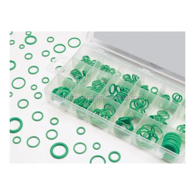 China 205Pc O Ring Green HNBR O Ring Kit Set O Ring Assortment 205 Pc/Pcs In Box for sale