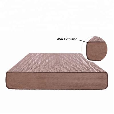 China 140mm*25mm General Size Outdoor Recycled Plastic Lumber Decking Flooring Boards Plank for sale