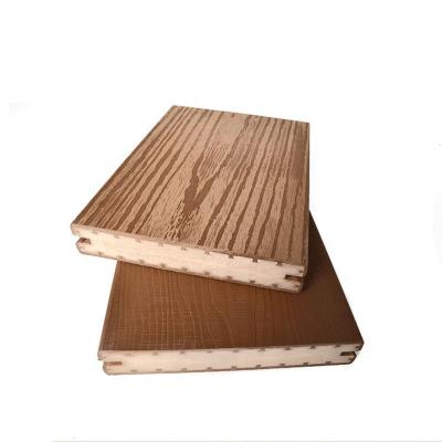 China Decking exterior de PVC de 122*23mm La elección perfecta para una cubierta unificada y sin sujetadores en venta