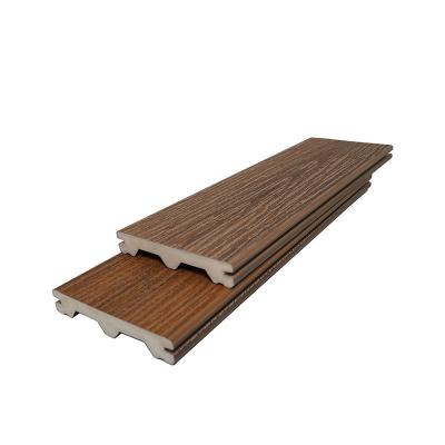 China All-Season Weatherproof PVC Decking in moderne design stijl voor het hele jaar door buiten Te koop