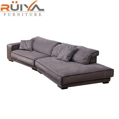 China Golden Legs Luxury Home Furniture Leather Sofa Set, Germany High Quality Living Room Leather Sofa for sale