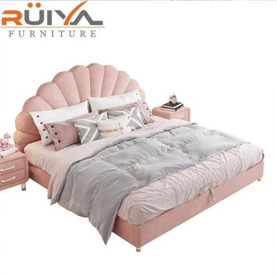 China Foshan Factory Supplier Modern Double Bed Boy and Girl Crib Room Furniture Kids Cartoon Bed for sale