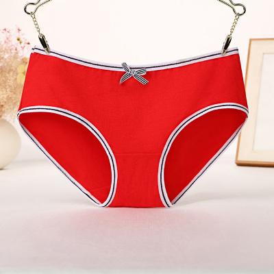 China Plus Size Women Cotton Stretch Bikini Panties Breathable Underwear for sale