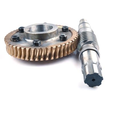 China Machinery repair shops worm and gear for construction crane three drive motor for sale