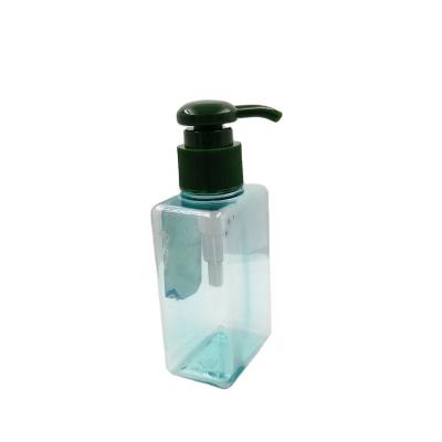 China Household Products Square 120ml Portable Bottle Best Selling Popular Plastic Bottles With Travel Soap Dispenser for sale