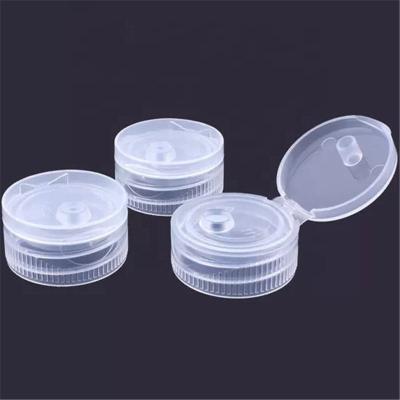 China Non Spill Flip Top Cap Customized Closure Popular White And Color For Plastic Bottle for sale