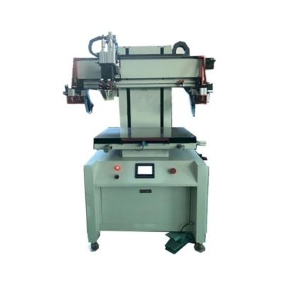 China Printing shops hot sale cheap price CNC semi automatic vertical PLC silk screen flat printing machine for sale