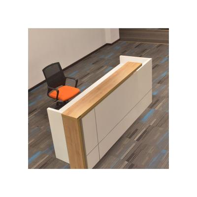 China Expandable Latest Design Of High Quality Modern Office Furniture Small Desk Reception for sale