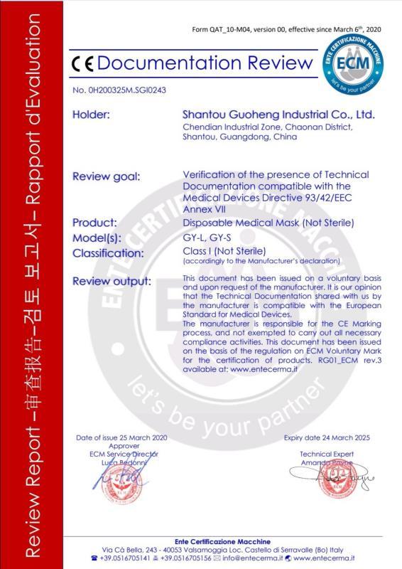 CE - Shenzhen Honesty Electronic Technology Co., Limited