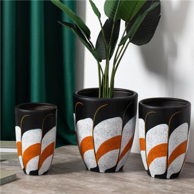 Cina Grande fiore ceramico Pots&Planter della migliore di prezzi di stile di minimalismo di Macetas della pianta decorazione all'ingrosso alta europea del vaso in vendita