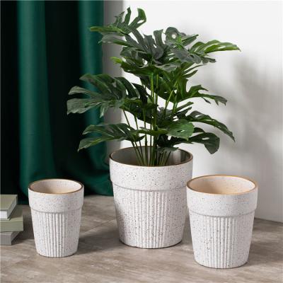 Chine Pots et planteur de fleur en céramique de jardin de décor de Maceta de planteur blanc succulent extérieur d'intérieur fait sur commande bon marché de pot à vendre