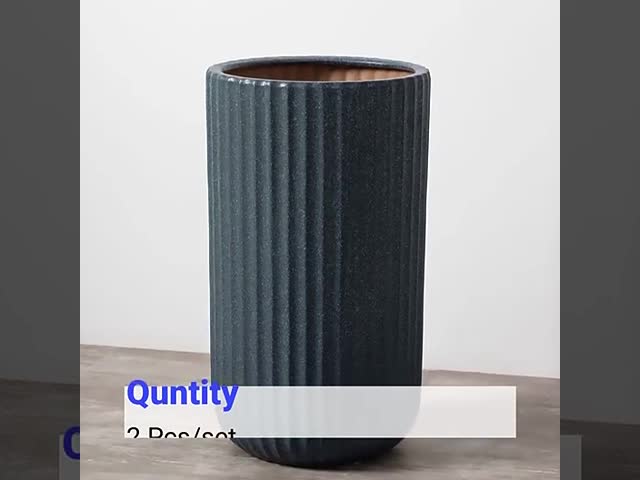 Wholesale modern home garden decoration indoor outdoor matte large ceramic planters flower pots