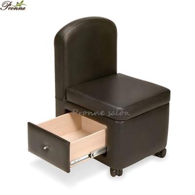 China Other New Design Salon Spa Pedi Technician Chair With Storage Drawer For Supplies for sale