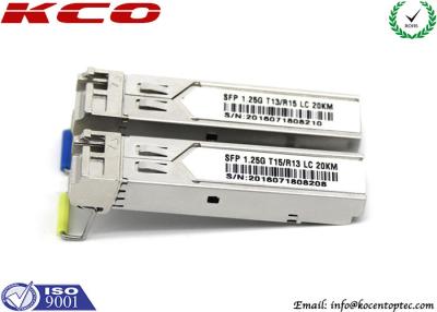 China 1.25G SFP-de Schakelaarhaven van de Vezel Optische Zendontvanger 1310nm 10km Cisco LC Te koop