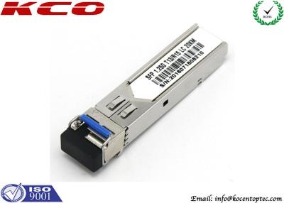 China 1.25G SFP-Vezel Optische Zendontvanger Te koop