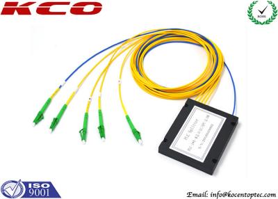 China FTTH-Vezel Optisch ABS Doosplc Splitser/van de de Optische Vezelsplitser van Corning Type 1 x 4 Te koop