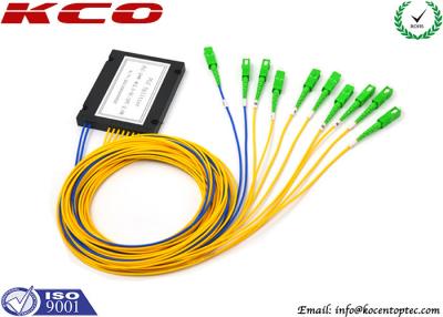 China Optical Fiber Splitter 2X8 / Fiber Optic Splitter Loss Fiber To The Home Type for sale