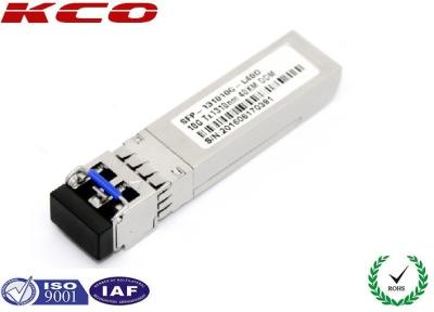 China SFP+ 40KM 10G 1310nm LC Duplex Port SM Fiber Optic Transceiver Module for sale