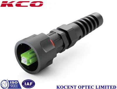 Chine PVC de PE optique du câble 7.0mm LSZH de correction de SC/APC de fibre simple noire de mode unitaire à vendre