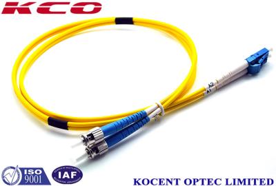 中国 光ファイバーパッチコードSM シングルモードデュプレックスLC/UPC-FC/UPC 3.0mm PVC LSZH 販売のため